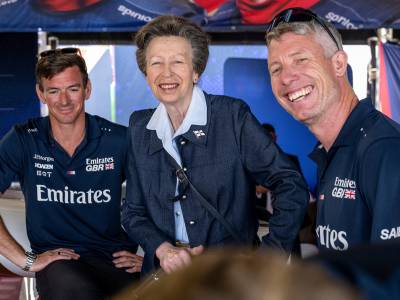 The Princess Royal visits the SailGP Tech Hub ahead of this weekend’s Emirates Great Britain Sail Grand Prix