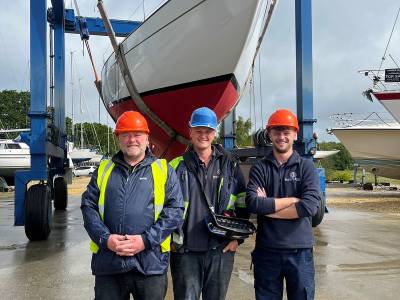 Nouvelle nomination et promotion d'un ancien apprenti au port de plaisance de Buckler's Hard