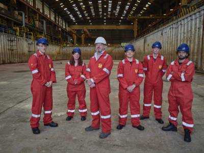 Harland & Wolff welcomes 34 apprentices