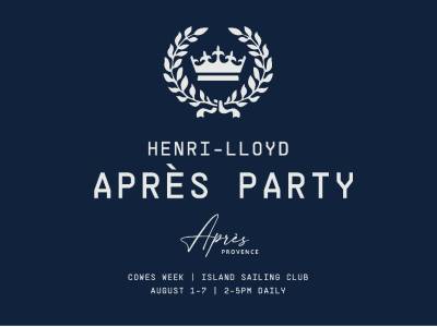 Henri-Lloyd launches the Après Party at Cowes Week 2026