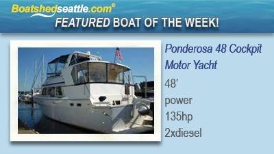 Featured Boat of the Week - 48' Ponderosa Cockpit Motor Yacht!