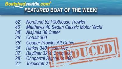 Waterline Boats / Boatshed Seattle Boats For Sale - Recently Reduced!