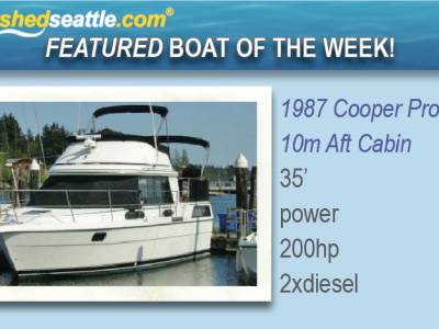 Featured Boat of the Week - Cooper Prowler 10m 35' Aft Cabin!