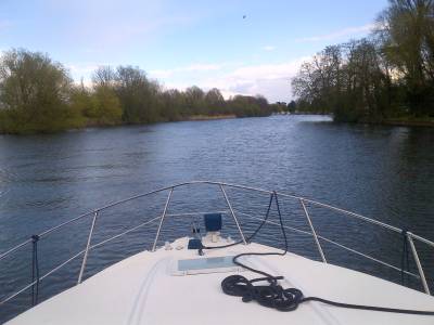 April Weather On The Thames