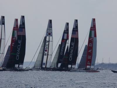 America's Cup World Series Final Race Day in Newport