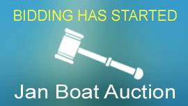 The boat auction has started, Bidding has begun