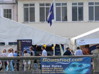 Boatshed Hamble at Cowes Power Boat Weekend