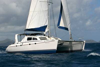 Boatshed BVI, a Leopard 4500 ...and some happy sailors