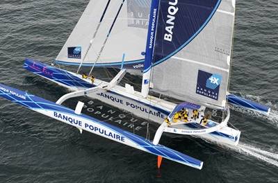 Banque Populaire V Atlantic crossing 3 days 15 hours 25 mins and 48 secs 