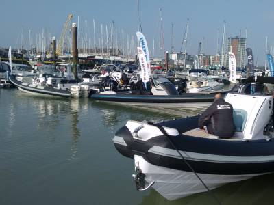 Motorboat and Rib show held at Premier Marinas Gosport