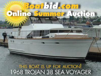 Trojan 38 Sea Voyager Up For Auction!