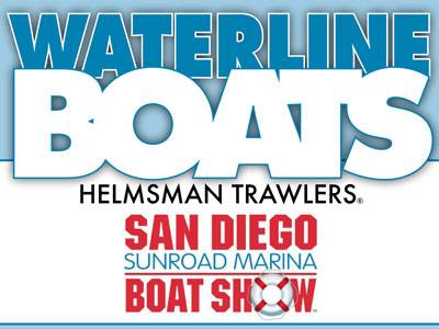 Helmsman Trawlers in San Diego Sunroad Marina Boat Show!