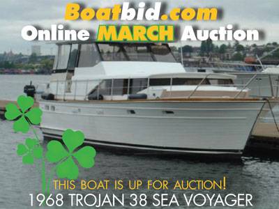 Trojan 38 Motoryacht In Boat Auction!