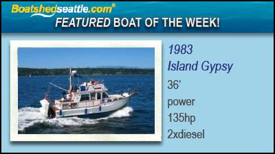 Boatshed Seattle ­ Featured Boat of the Week! Island Gypsy 36' Quad Cabin