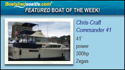Boatshed Seattle International Yacht Brokers Featured Boat of the Week!