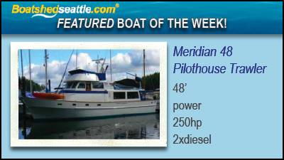 Featured Boat of the Week - Meridian 48 Pilothouse!