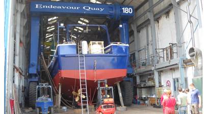 Endeavour is the Quay for the Survey fleet.